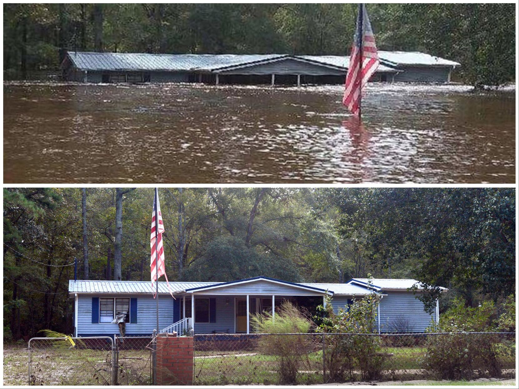 Flooding Before and After